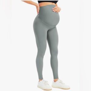 Bonvigor Women’s Gray Maternity Leggings Yoga Sport Size XL